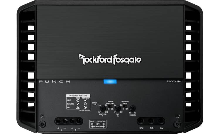 Rockford Fosgate Punch P500X1bd Mono subwoofer amplifier — 500 watts RMS x 1 at 1 ohm