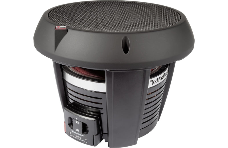 Rockford Fosgate Power T1D410 10" component subwoofer with selectable 2- or 8-ohm impedance