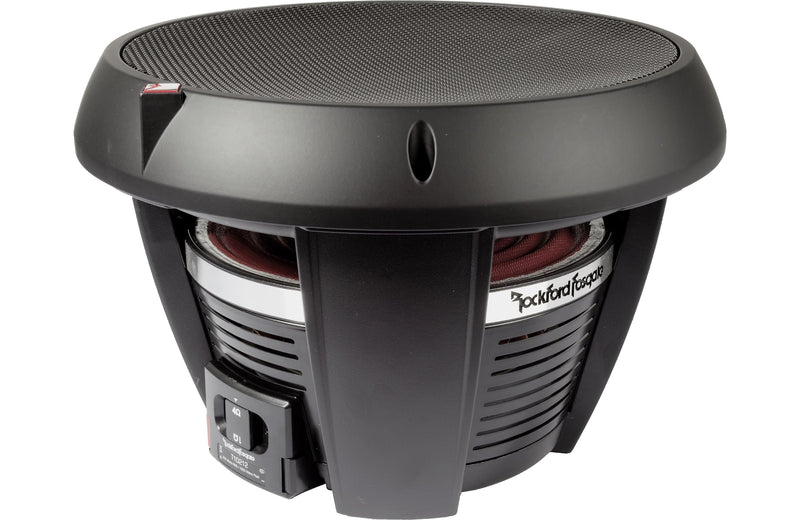 Rockford Fosgate Power T1D412 12" component subwoofer with selectable 2- or 8-ohm impedance