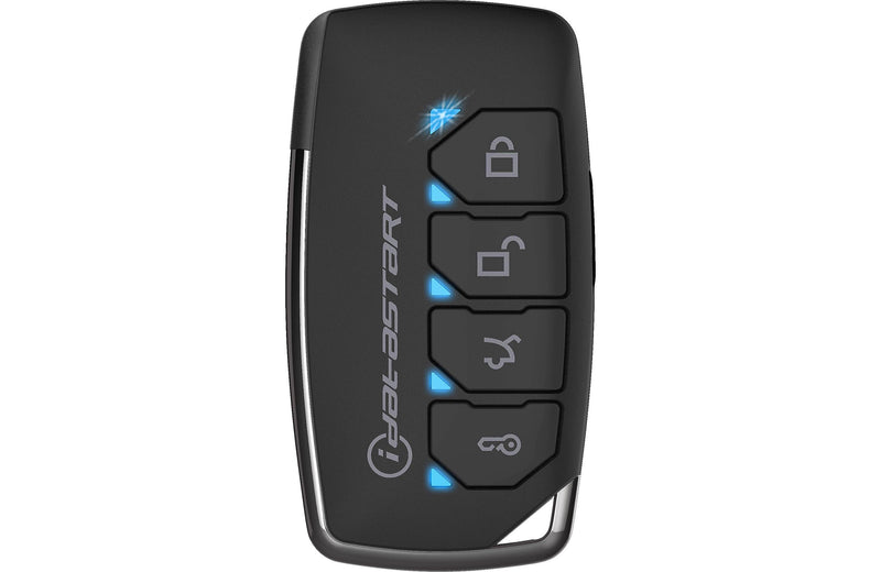 iDatastart TR2350AC 5-button, 2-way replacement remote for an iDatastart remote start system — 3,000-foot range