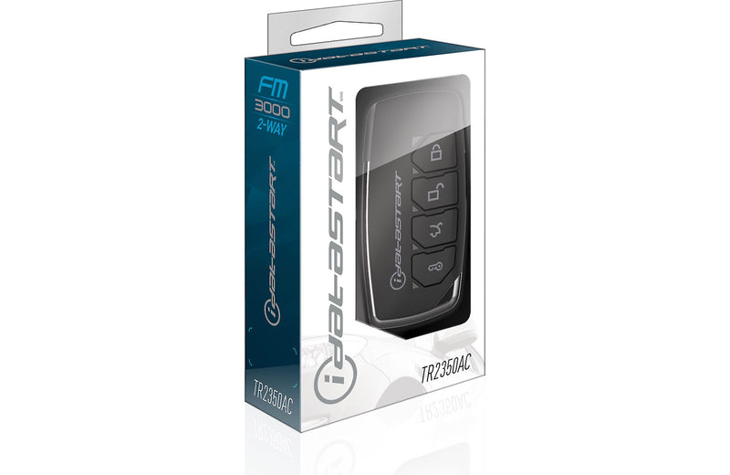 iDatastart TR2350AC 5-button, 2-way replacement remote for an iDatastart remote start system — 3,000-foot range