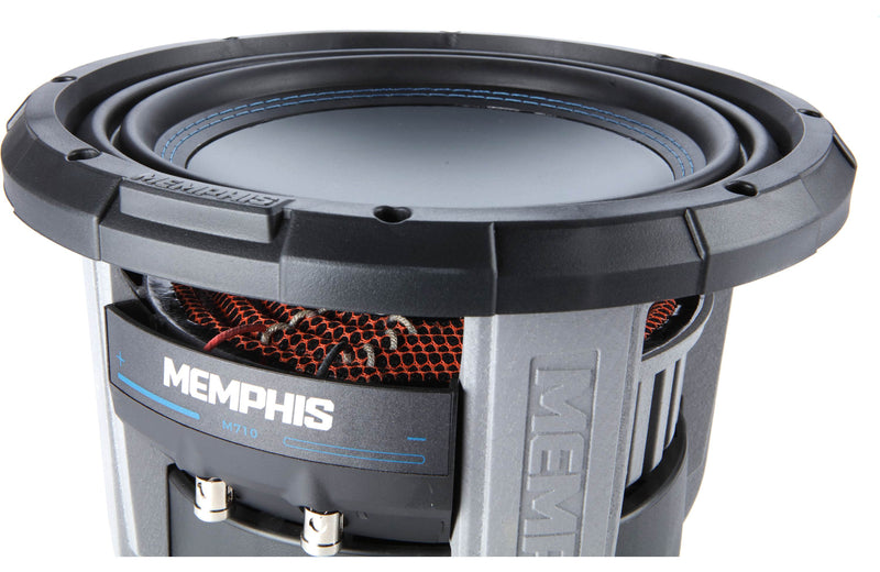 Memphis Audio M71012 M7 Series 10" component subwoofer with selectable 1- or 2-ohm impedance