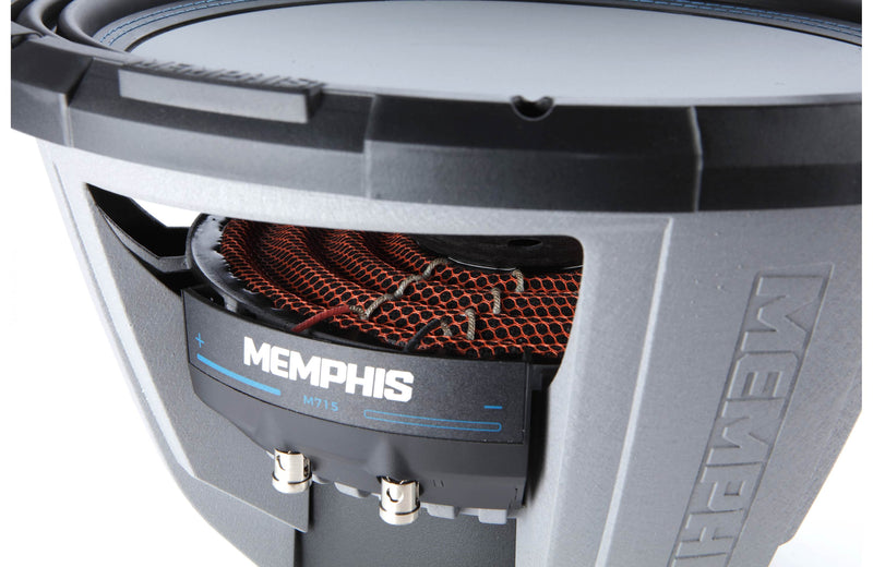 Memphis Audio M71512 M7 Series 15" component subwoofer with selectable 1- or 2-ohm impedance