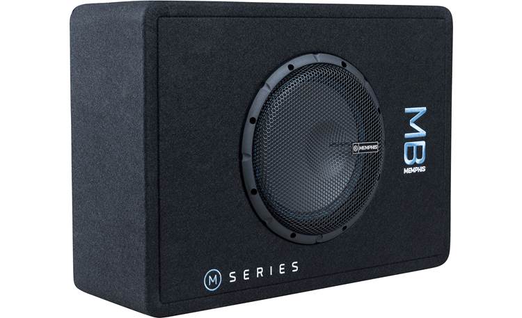 Memphis Audio MBE10SP M Series powered subwoofer with 10" sub and 500-watt amp