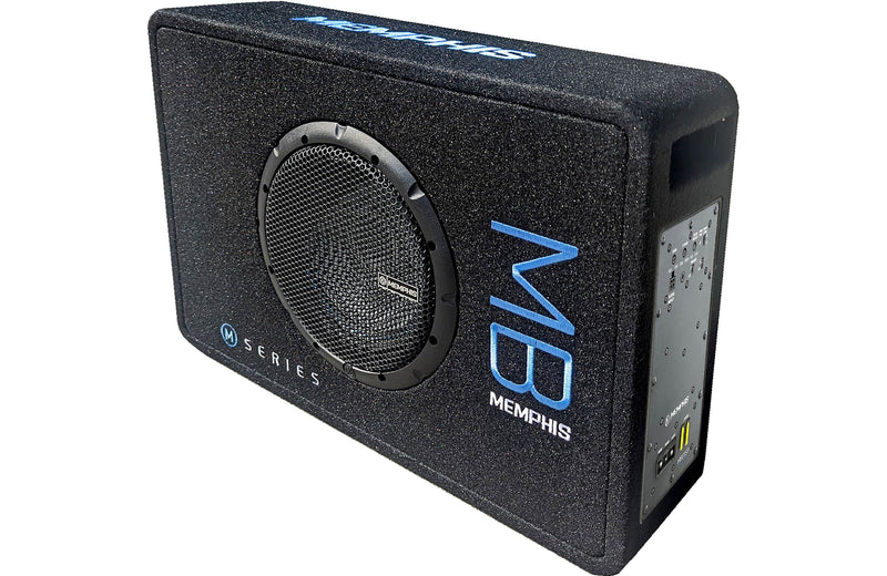 Memphis Audio MBE8SP M Series powered subwoofer with 8" sub and 300-watt amp