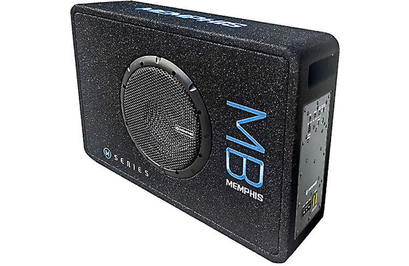 Memphis Audio MBE8SP M Series powered subwoofer with 8" sub and 300-watt amp