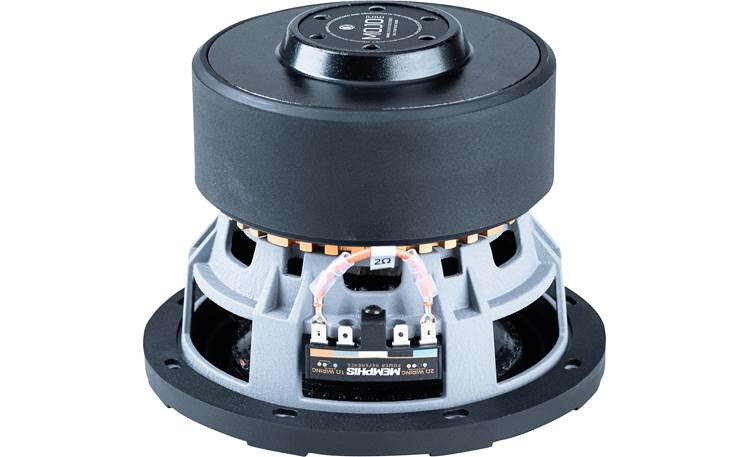Memphis Audio MJM612 MOJO Mini Series 6-1/2" component subwoofer with selectable 1- or 2-ohm impedance