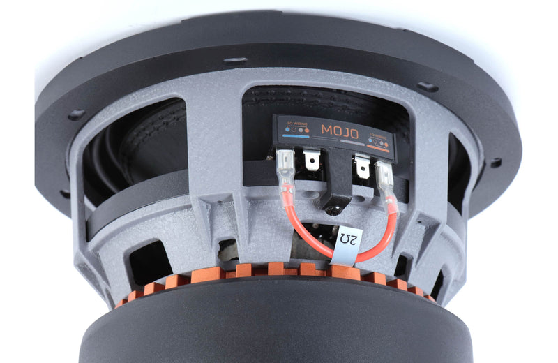 Memphis Audio MJM812 MOJO Mini Series 8" component subwoofer — switchable 1- or 2-ohm impedance