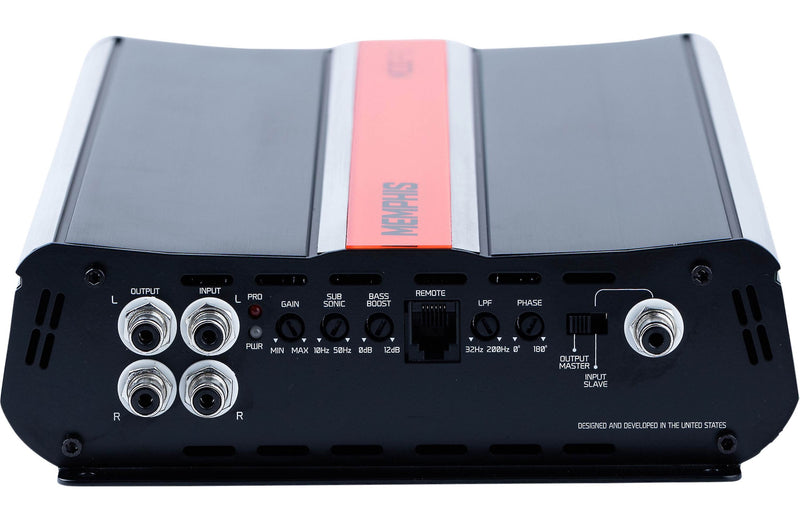 Memphis Audio MJP1500.1 MOJO Pro mono subwoofer amplifier — 1500 watts RMS x 1 at 1 ohm