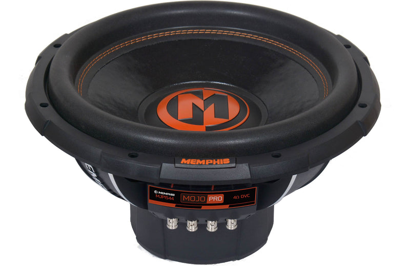 Memphis Audio MJP1544 MOJO Pro Series 15" component subwoofer with dual 4-ohm voice coils