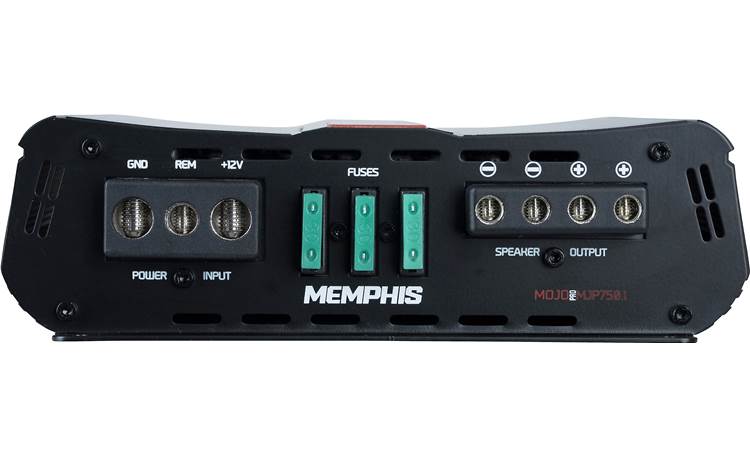 Memphis Audio MJP750.1 MOJO Pro mono subwoofer amplifier — 750 watts RMS x 1 at 1 ohm