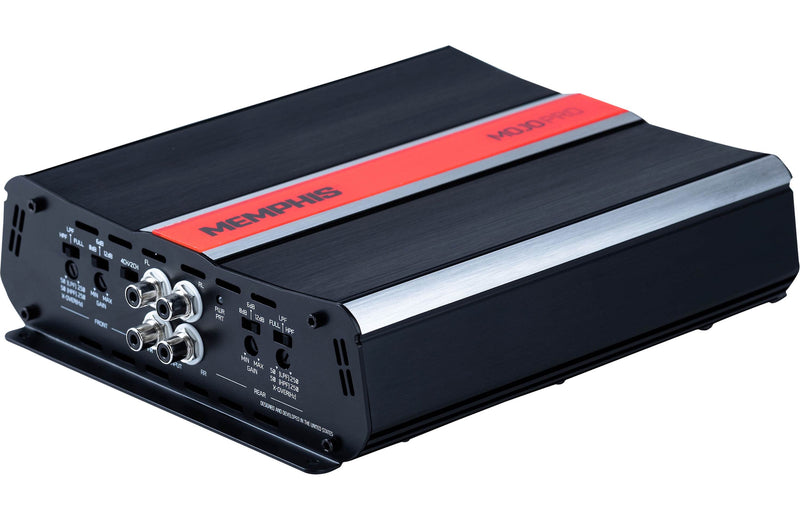Memphis Audio MJP800.4 MOJO Pro 4-channel car amplifier — 125 watts RMS x 4