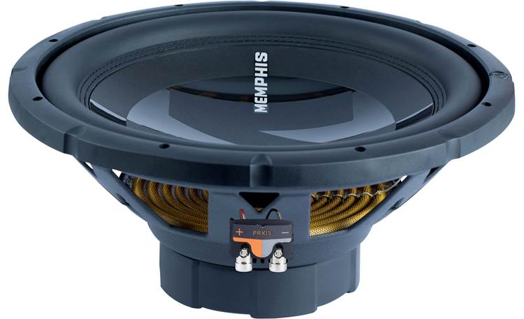Memphis Audio PRX1524 Power Reference Series 15" dual voice coil component subwoofer — selectable 2- or 4-ohm impedance