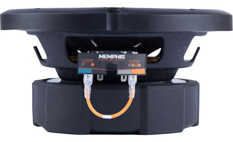 Memphis Audio PRX624 Power Reference Series 6-1/2" dual voice coil component subwoofer — selectable 2- or 4-ohm impedance