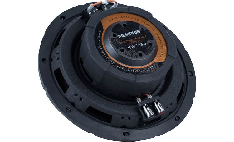 Memphis Audio PRXS1024 Power Reference shallow-mount 10" component sub with selectable 2- or 4-ohm impedance