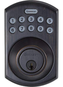 Garrison Electronic Deadbolt Door Lock, Oxidized Bronze