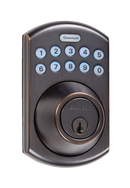 Garrison Electronic Deadbolt Door Lock, Oxidized Bronze