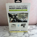 Wireless, solar powerd backup camra system