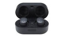 Audio Technica ATH-SQ1TWBK In-Ear Sound Isolating True Wireless Earbuds - Black