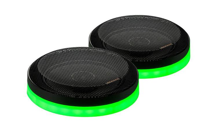 Kicker 50KLSR65 KICKER - KLSR 6.5in Weather Proof LED Lighted Speaker Ring, Pair