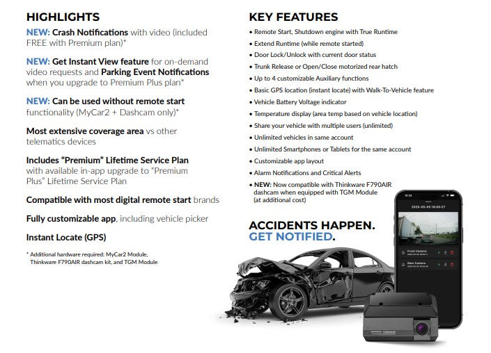 MyCar2 MC200-01 Smartphone Module With Thinkware F790 Air Bundle