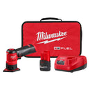 Kit de ponceuse orbitale sans fil Milwaukee 2531-21HOC Tool M12 FUEL 12 V au lithium-ion avec batterie de 2,5 Ah 