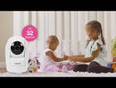 VTech VM5262 5" Color LCD Digital Video Baby Monitor with Long Range, 360 Degree Pan & Tilt Camera, Automatic Night Vision, Temperature Sensor