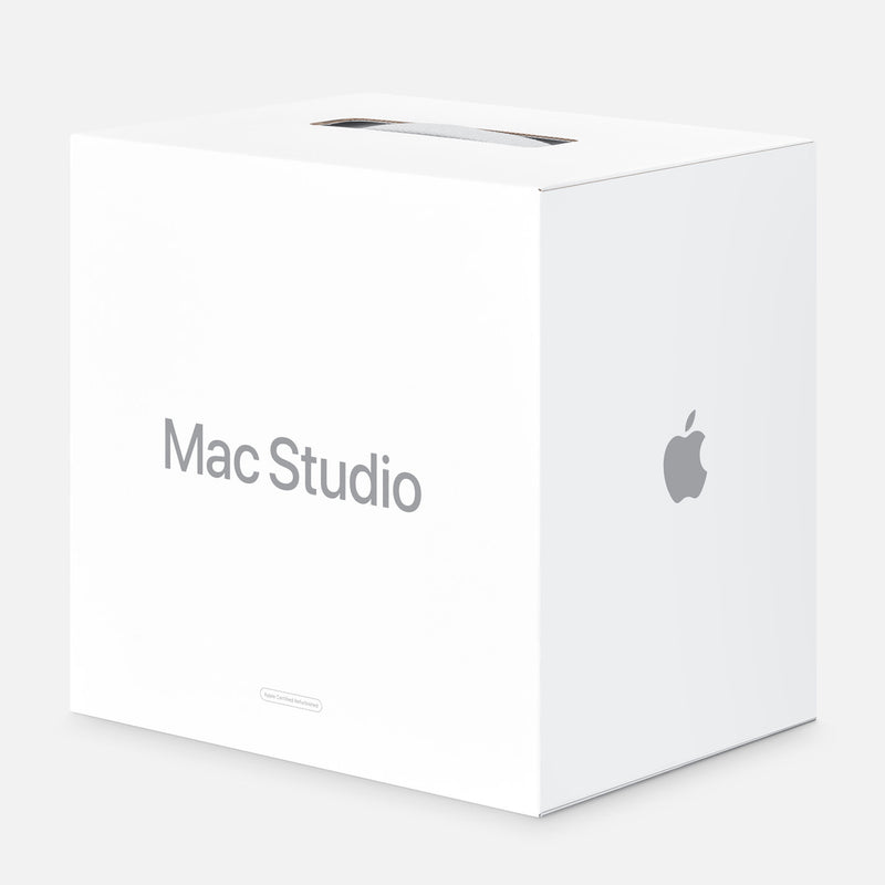 Apple Mac Studio 2022 (puce Apple M1 Max avec processeur à 10 cœurs et processeur graphique à 24 cœurs, 32 Go de RAM, SSD de 512 Go) - MJMV3VC/A