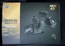 Vehicle BlackBox DVR Dual Lens 4K Car Dash Cam 170 Deg Wide Angle & Night Vision