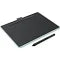 Wacom Intuos Medium Bluetooth Graphics Drawing Tablet, Portable for Teachers, Students and Creators, 4 Customizable ExpressKeys, Compatible with Chromebook Mac OS Android and Windows - Black open box