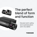 Thinkware Q850 2K QHD Front + Rear Dashcam With Wi-Fi & Super Night Vision