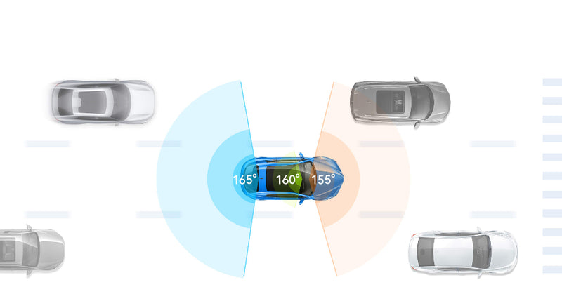 Vantrue Nexus 4 Pro - 4K HDR 3-Channel WiFi Front, Inside and Rear Dash Camera
