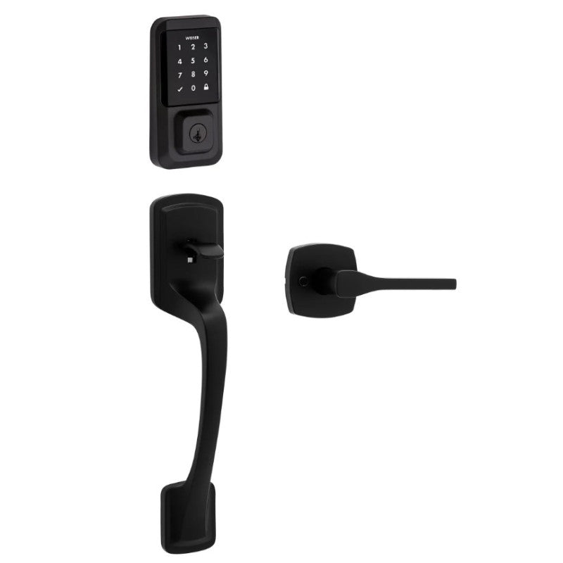 Weiser Halo Wi-fi Touchscreen Smart Lock With Handleset Combo Pack
