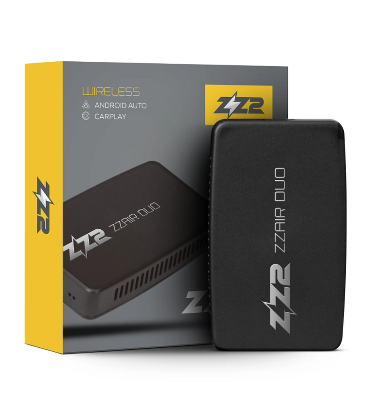 ZZ2 ZZAIR-DUO Wired to Wireless CarPlay or Android Auto Coversion Adapter