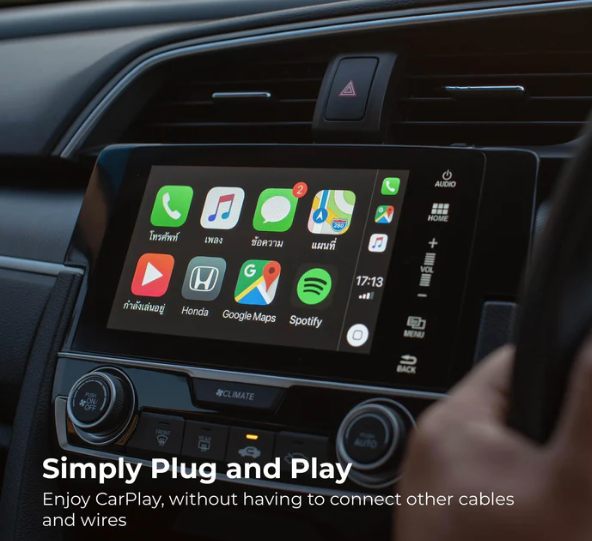 ZZAIR-PRO Stream Netflix, Youtube And Also Convert Your Factory Wired In To Wireless CarPlay And Android Auto