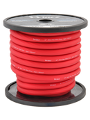 Tech Series PTR0-50 0 Gauge Red ( Sold Per Foot ) - Bass Electronics