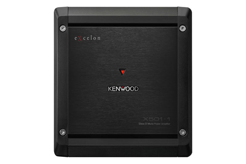 Kenwood Excelon X501-1 Mono Amplifier — 500 watts RMS x 1 at 2 ohms - Bass Electronics