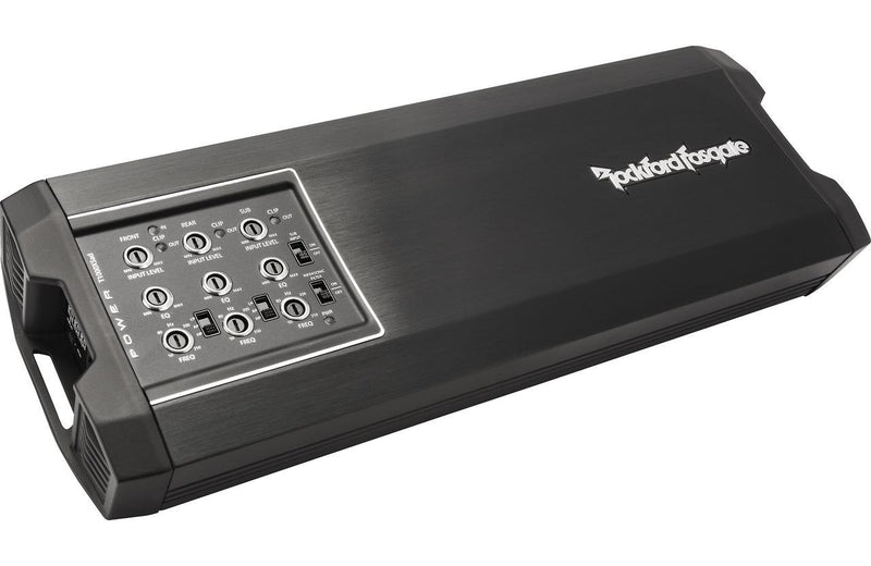 Rockford Fosgate Power T1000X5ad Compact 5-channel car amplifier — 100 watts RMS x 4 at 2 to 4 ohms + 600 watts RMS x 1 at 1 to 2 ohms - Bass Electronics