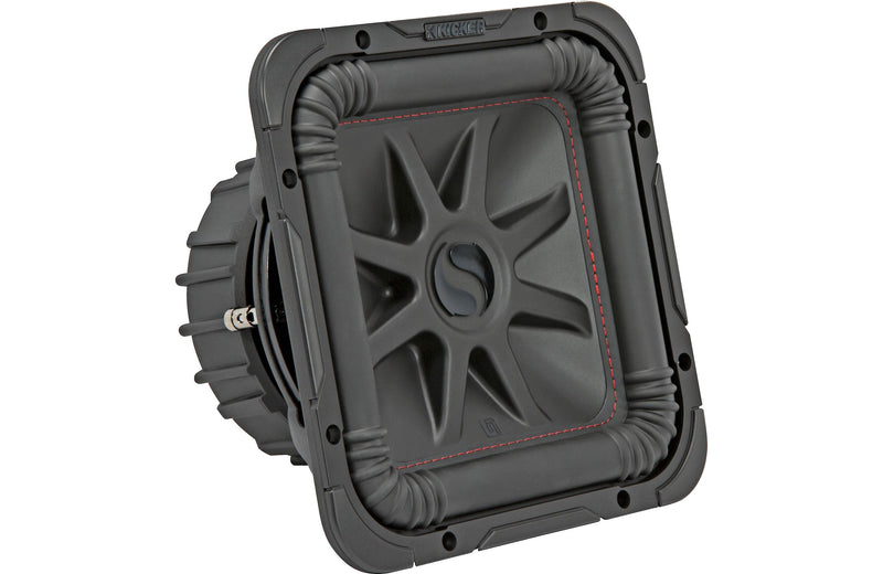 Kicker 45L7R104 Solo-Baric L7R Series 10" subwoofer with dual 4-ohm voice coils - Bass Electronics