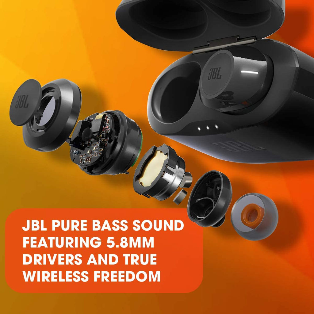 JBL Tune 120TWS True Wireless In-Ear Bluetooth Headphones (JBLT120TWSB