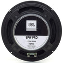 JBL 8" 8PW PRO - 175 Watts RMS - 8 Ohm Woofer