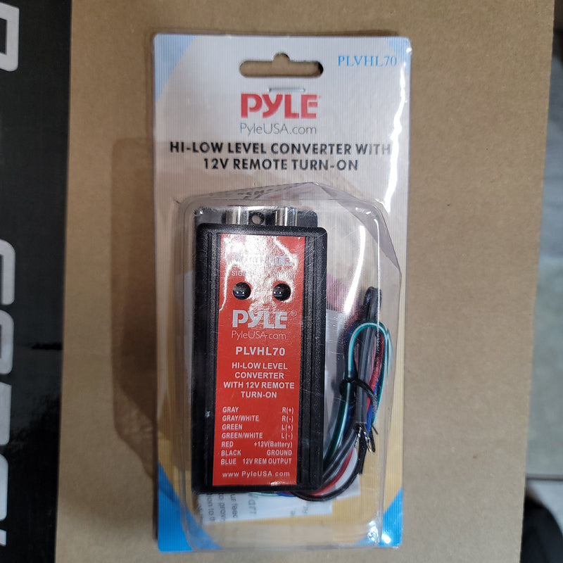 Pyle PLVH70 High-Low Level Converter With 12V Remote Turn-On - Bass Electronics