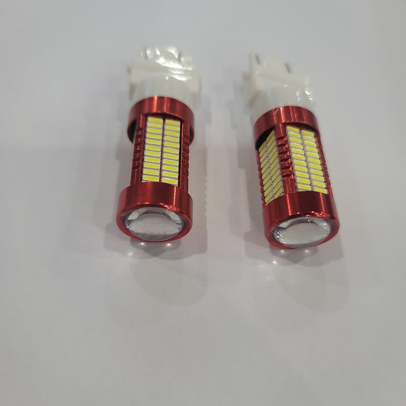 Super Bright T25 3157 P27/7W 800Lm 3030 LED Running, Lamp Turn Signals 3156 3057 3456 3757 - Bass Electronics