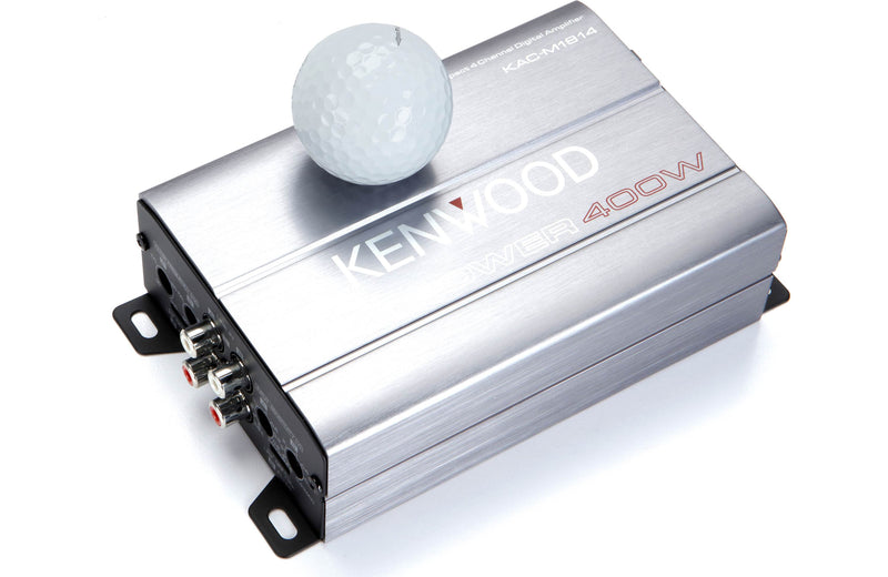 Kenwood KAC-M1814 Compact 4-channel amplifier — 45 watts RMS x 4 - Bass Electronics