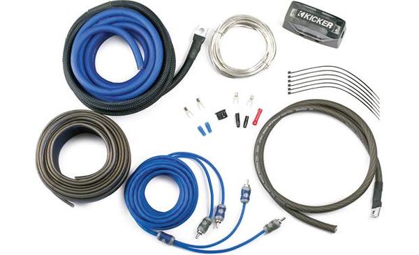 Kicker CK4 Complete 4-gauge amplifier wiring kit - Bass Electronics