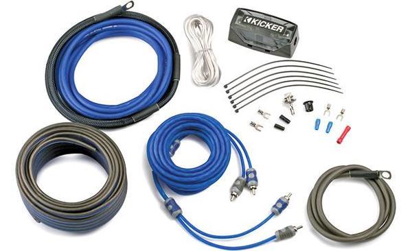 Kicker CK8 Complete 8-gauge amplifier wiring kit - Bass Electronics