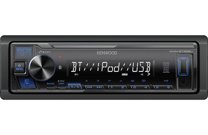 Kenwood KMM-BT228U Digital media receiver (does not play CDs) - Bass Electronics