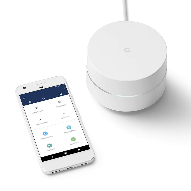 Google Whole Home Mesh Wi-Fi System (set of 1) [US Version] - Bass Electronics