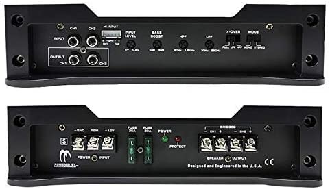 Crunch PZ-1520.2 1500W Max Powerzone Series  2-Channel Class-A/B Amplifier - Bass Electronics