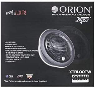 Orion XTR1.00TW 1" 200W XTR Series Surface/Flush Mount Tweeters - Bass Electronics